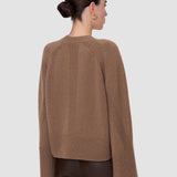 Brown Maple Pure Cashmere Jumper - Joseph