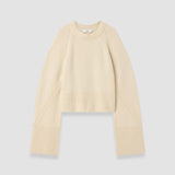 White Maple Pure Cashmere Jumper - Joseph