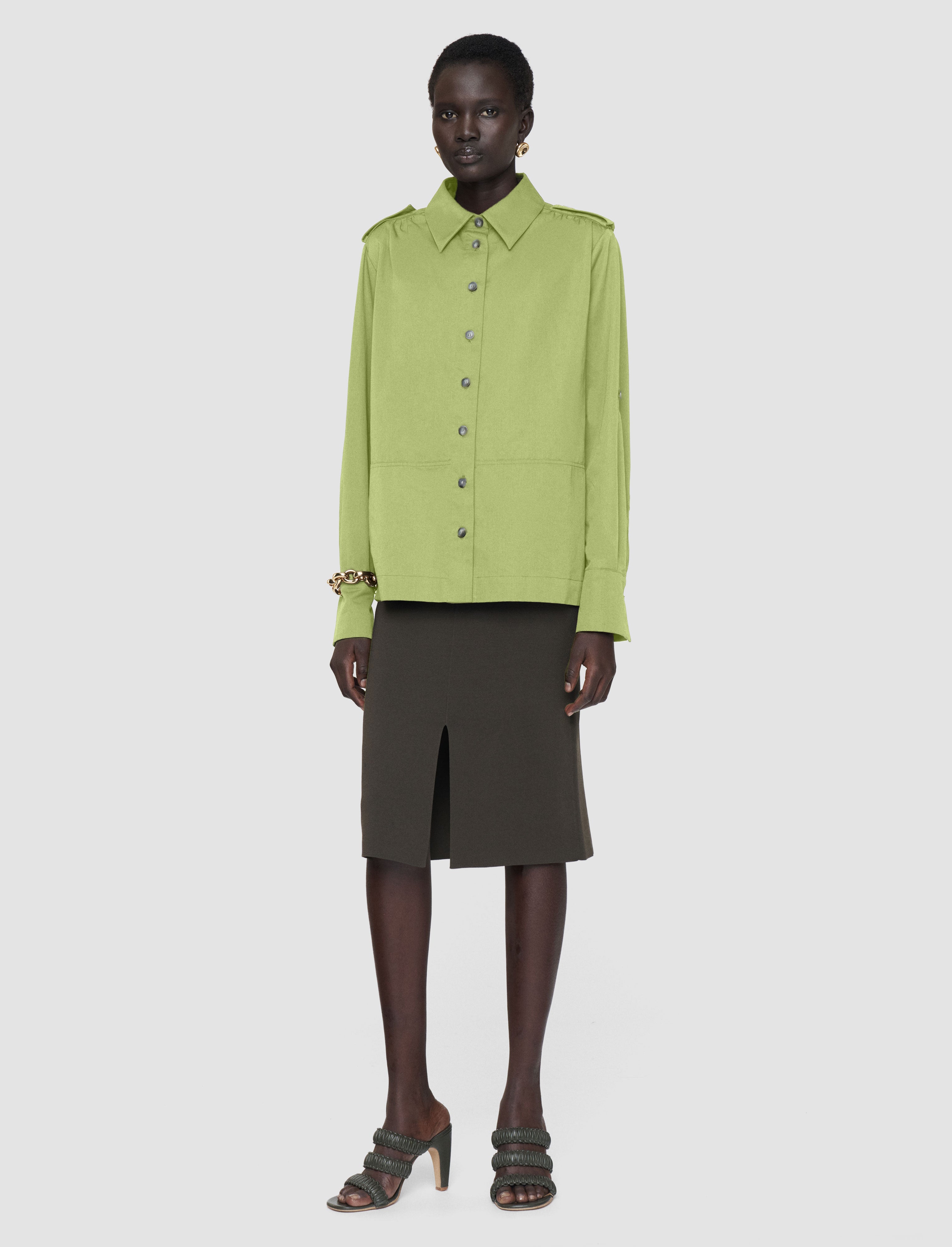 green-mars-cotton-linen-shirt-JOSEPH