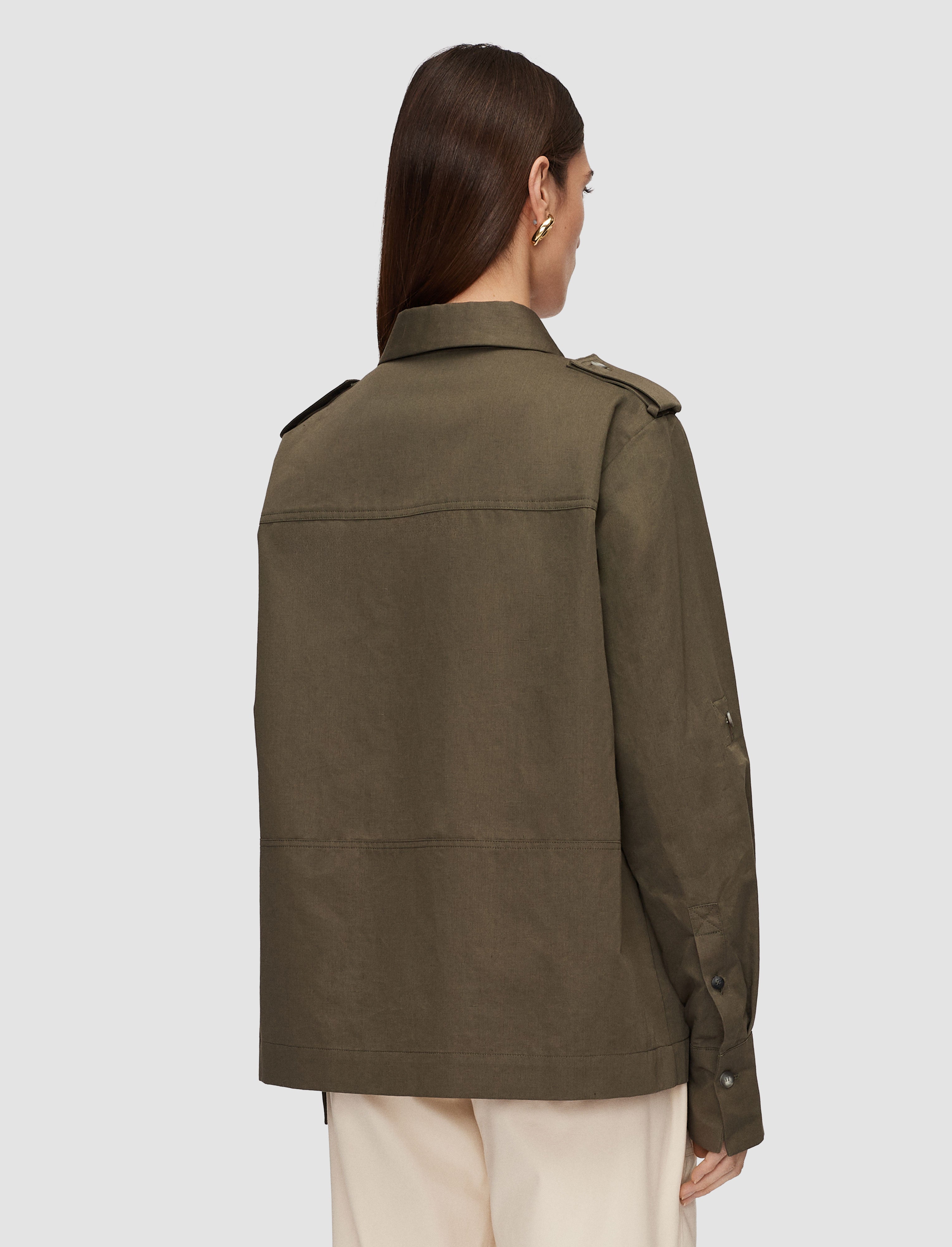 green-mars-cotton-linen-shirt-JOSEPH