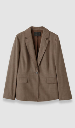Brown Marty Light Wool Tailoring Jacket - Joseph
