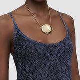 Blue Mary Lurex Snake Knit Dress - Joseph