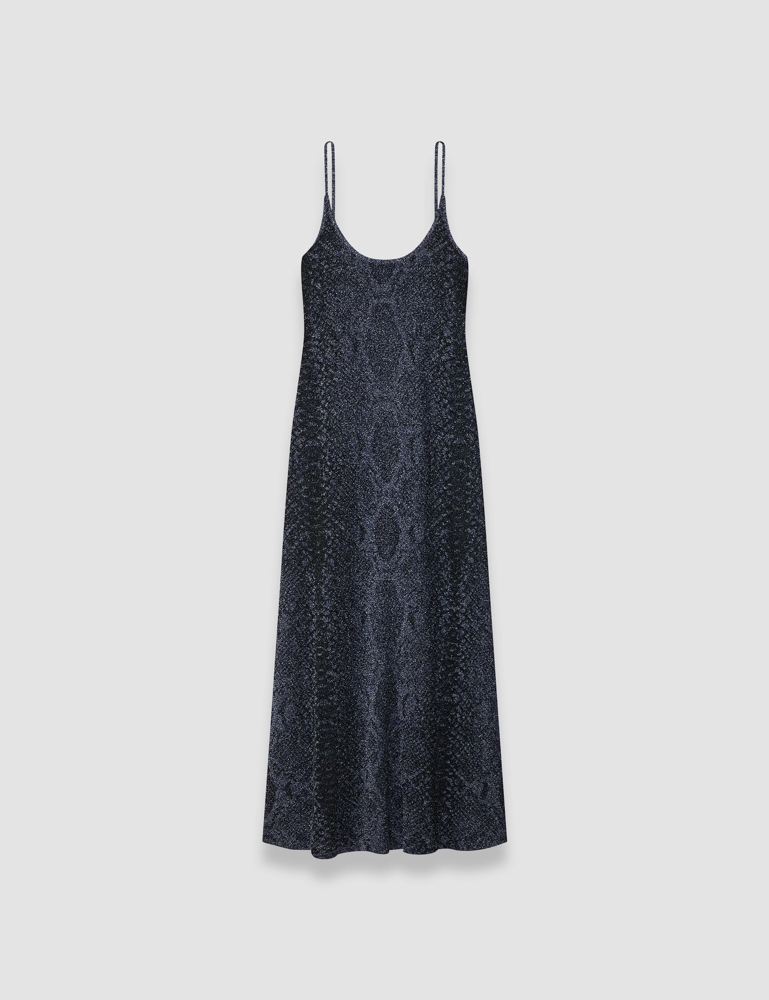 Blue Mary Lurex Snake Knit Dress - Joseph