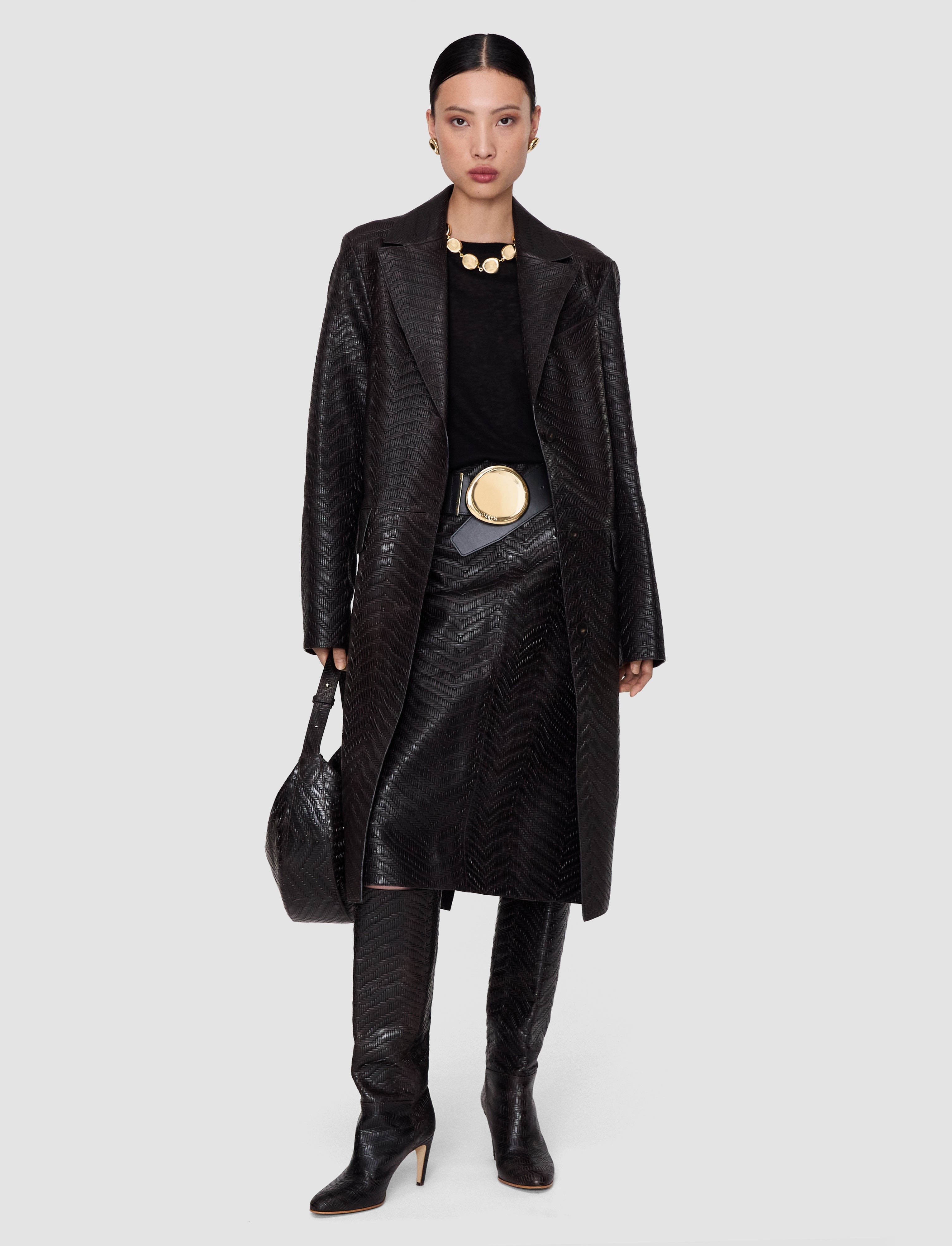 brown-matlock-embossed-woven-leather-coat-JOSEPH
