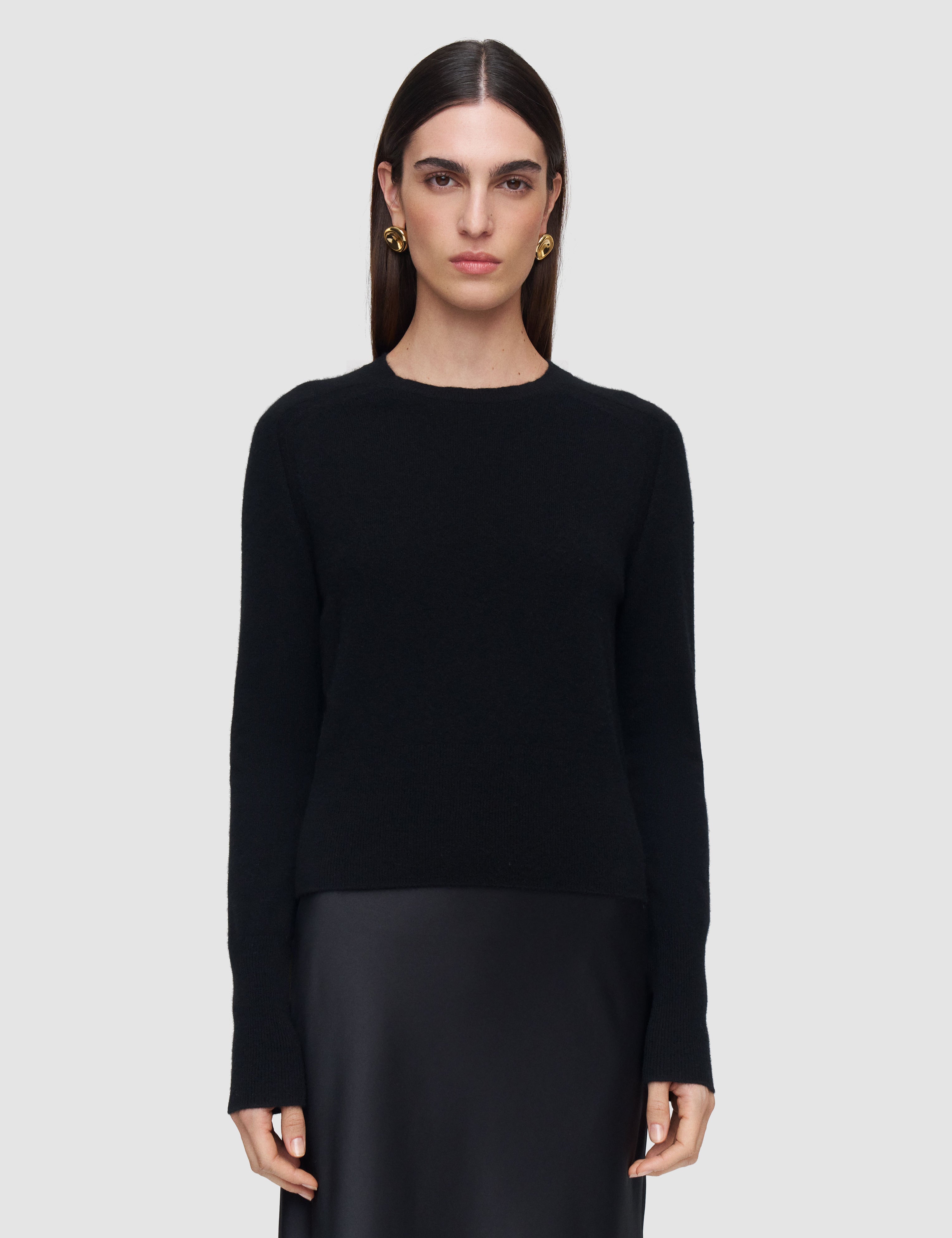 Black Melby Light Pure Cashmere Jumper - Joseph