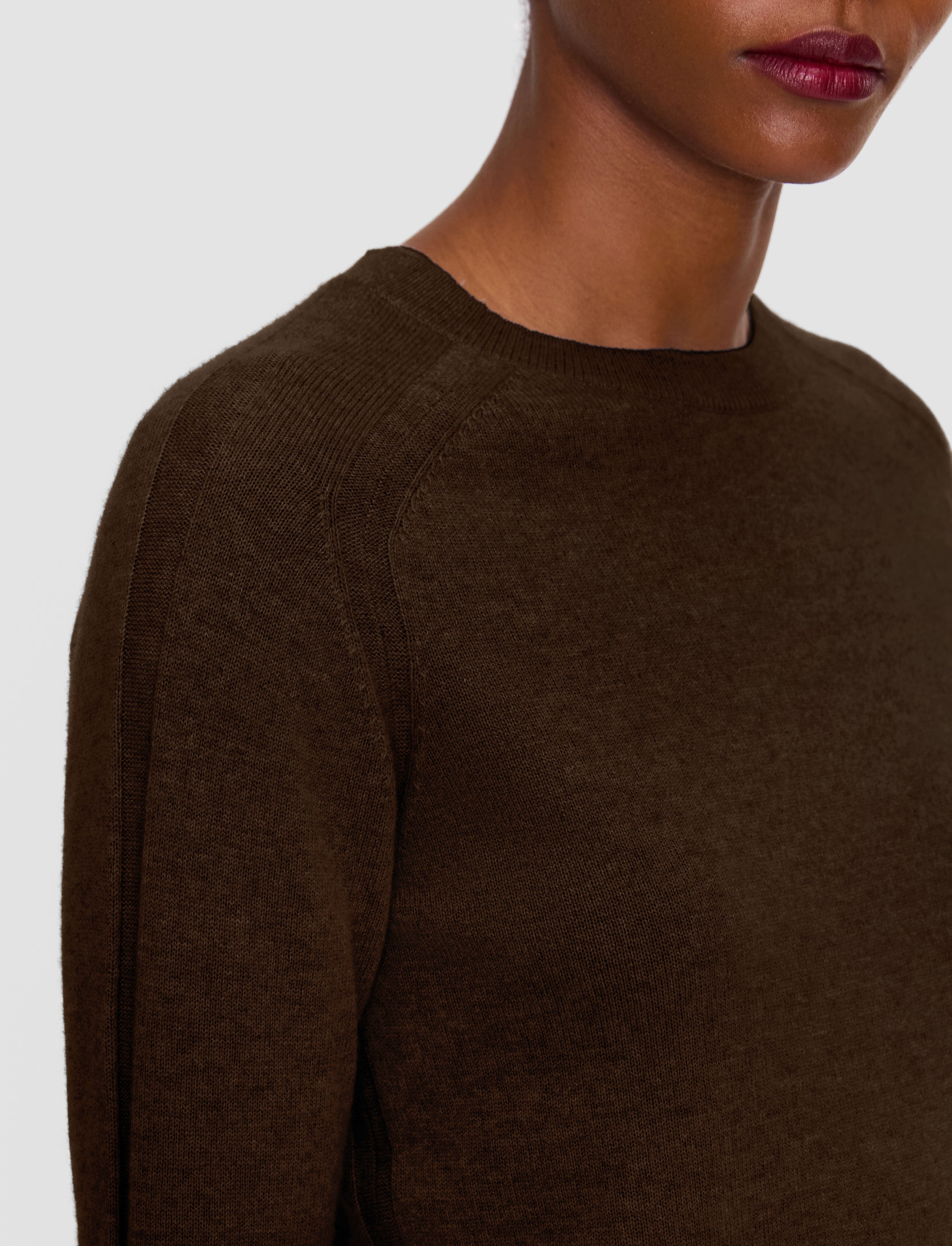 Melby Light Pure Cashmere ジャンパー - 茶色 | JOSEPH JP
