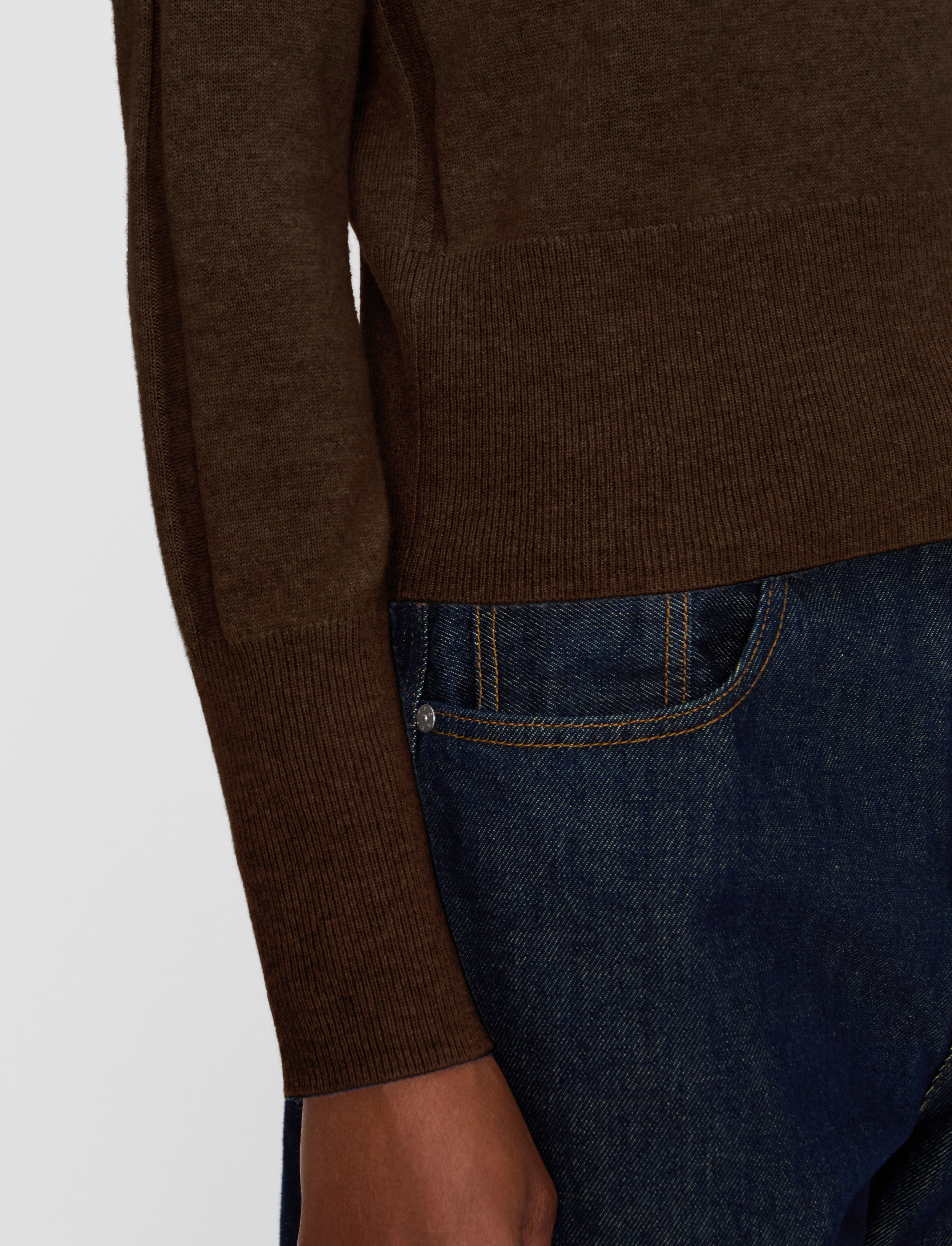 Melby Light Pure Cashmere ジャンパー - 茶色 | JOSEPH JP