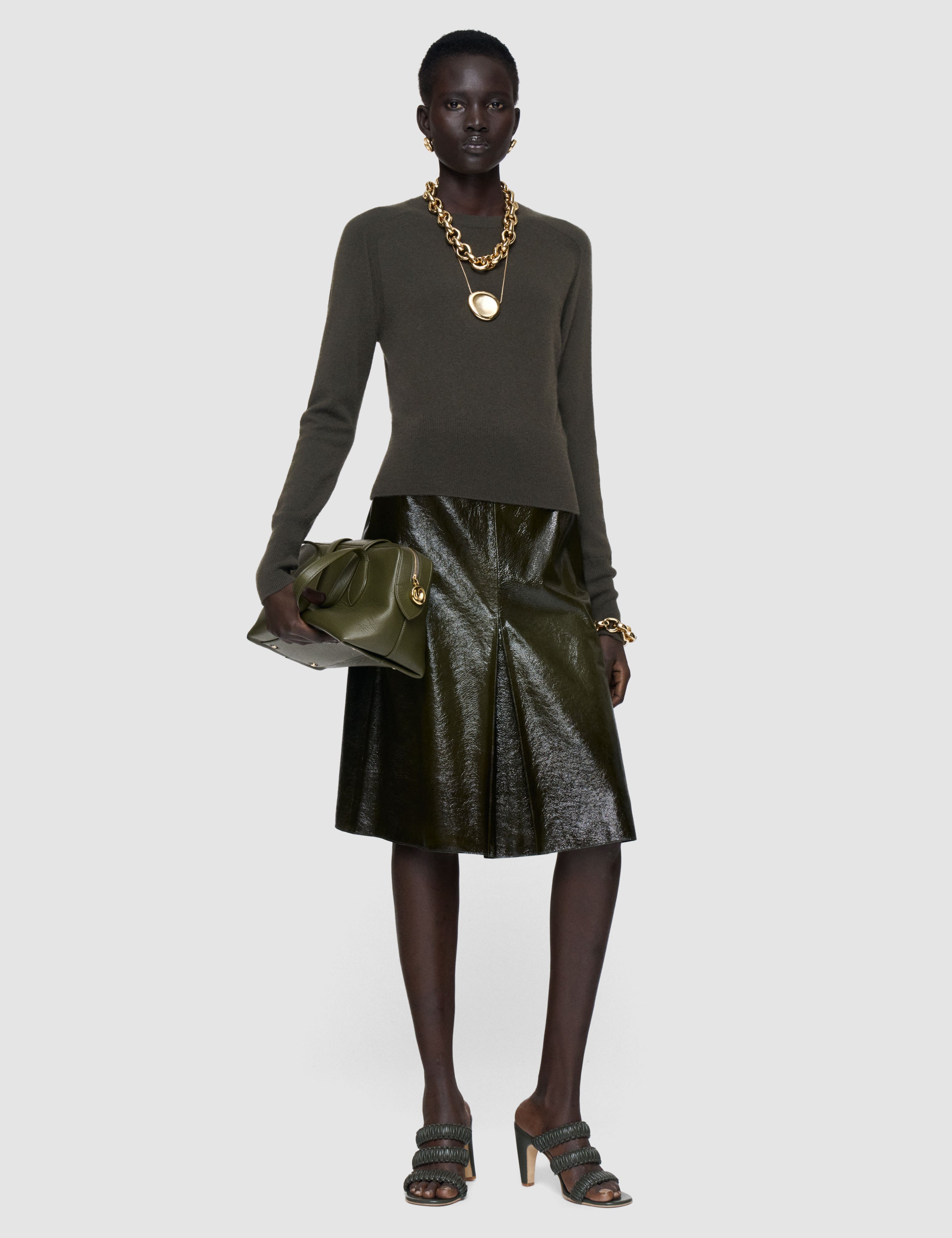 Green Melby Light Pure Cashmere Jumper - Joseph