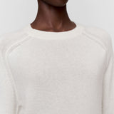 White Melby Light Pure Cashmere Jumper - Joseph