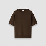 Brown Meli Double Side Cashmere Top - Joseph