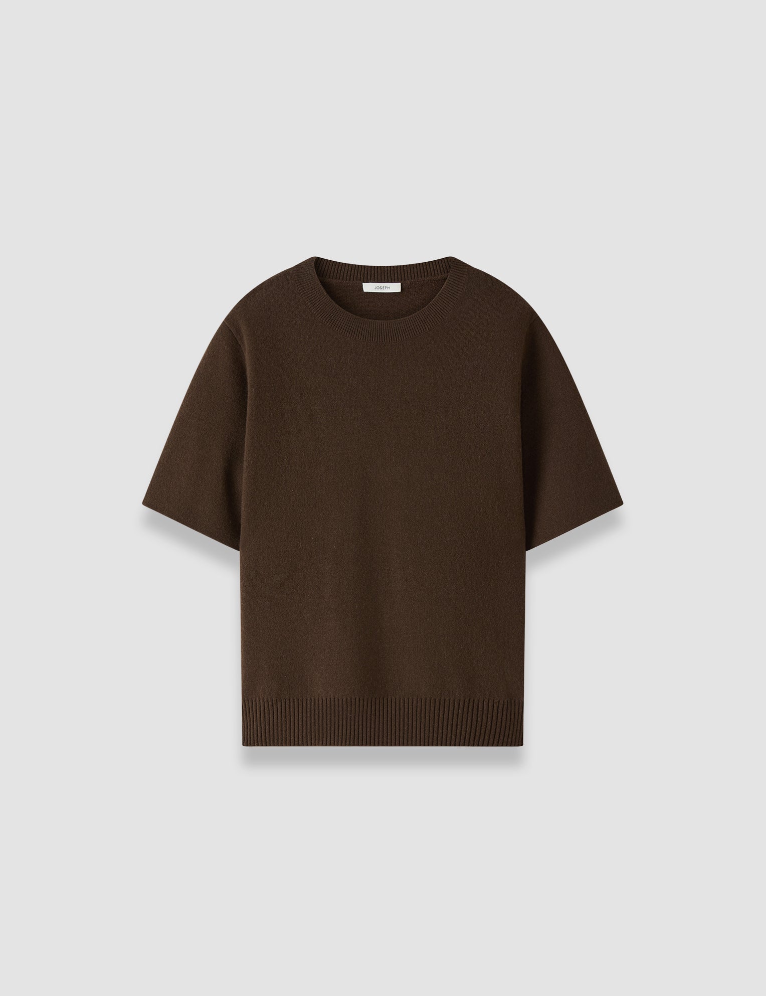Brown Meli Double Side Cashmere Top - Joseph