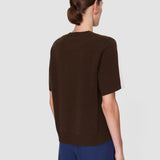 Brown Meli Double Side Cashmere Top - Joseph