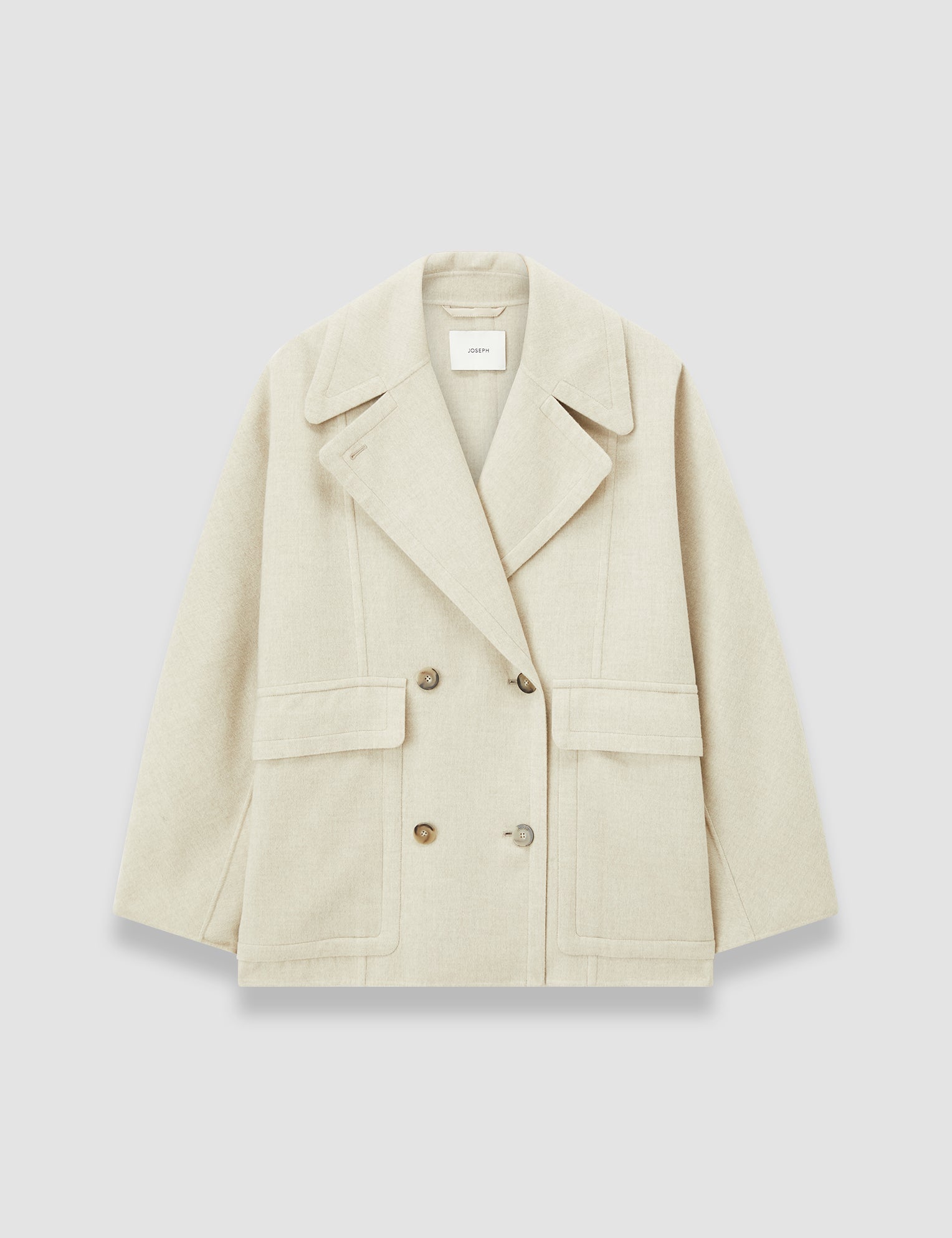 White Menas Light Double Face Jacket - Joseph