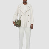 White Menas Light Double Face Wool Jacket - Joseph