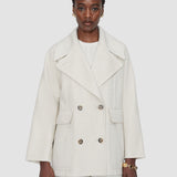 White Menas Light Double Face Wool Jacket - Joseph