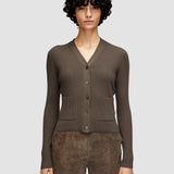 Merino Rib ニットカーディガン 