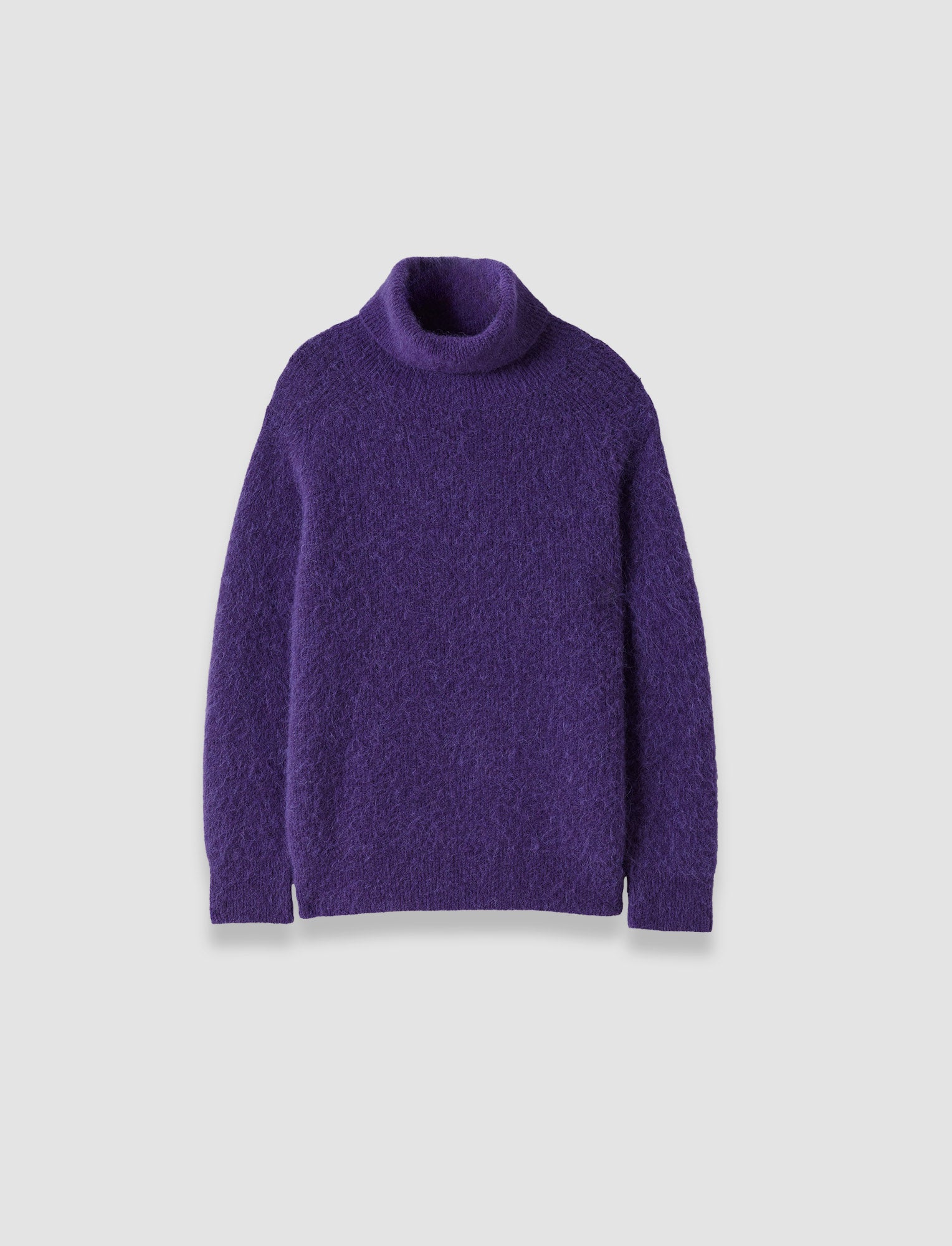 パープル-meslay-brushed-alpaca-ジャンパー-JOSEPH