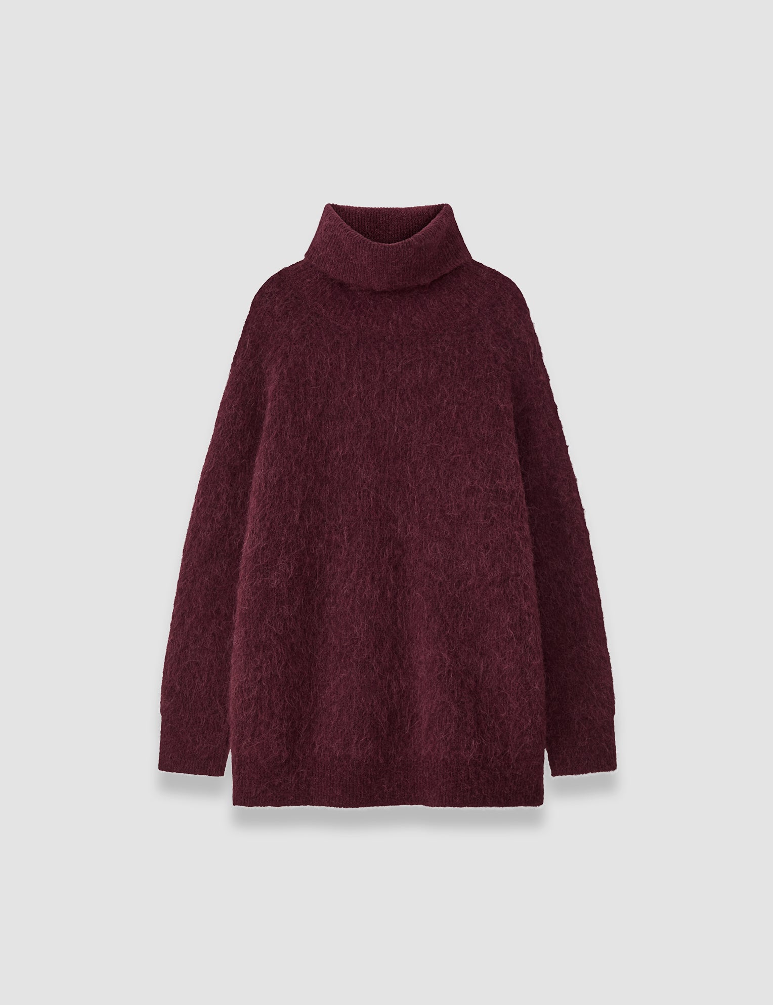 Purple Meslay Brushed Alpaca Knitwear - Joseph