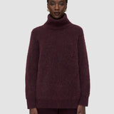 Purple Meslay Brushed Alpaca Knitwear - Joseph