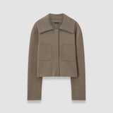 Milano Knit Stretch Short Jacket