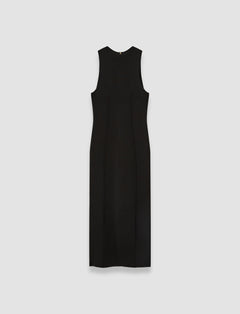 Black Mille Compact Milano Knit Dress - Joseph