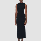 Black Mille Compact Milano Knit Dress - Joseph