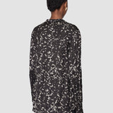 Brown Millie Printed Crinkle Blouse - Joseph
