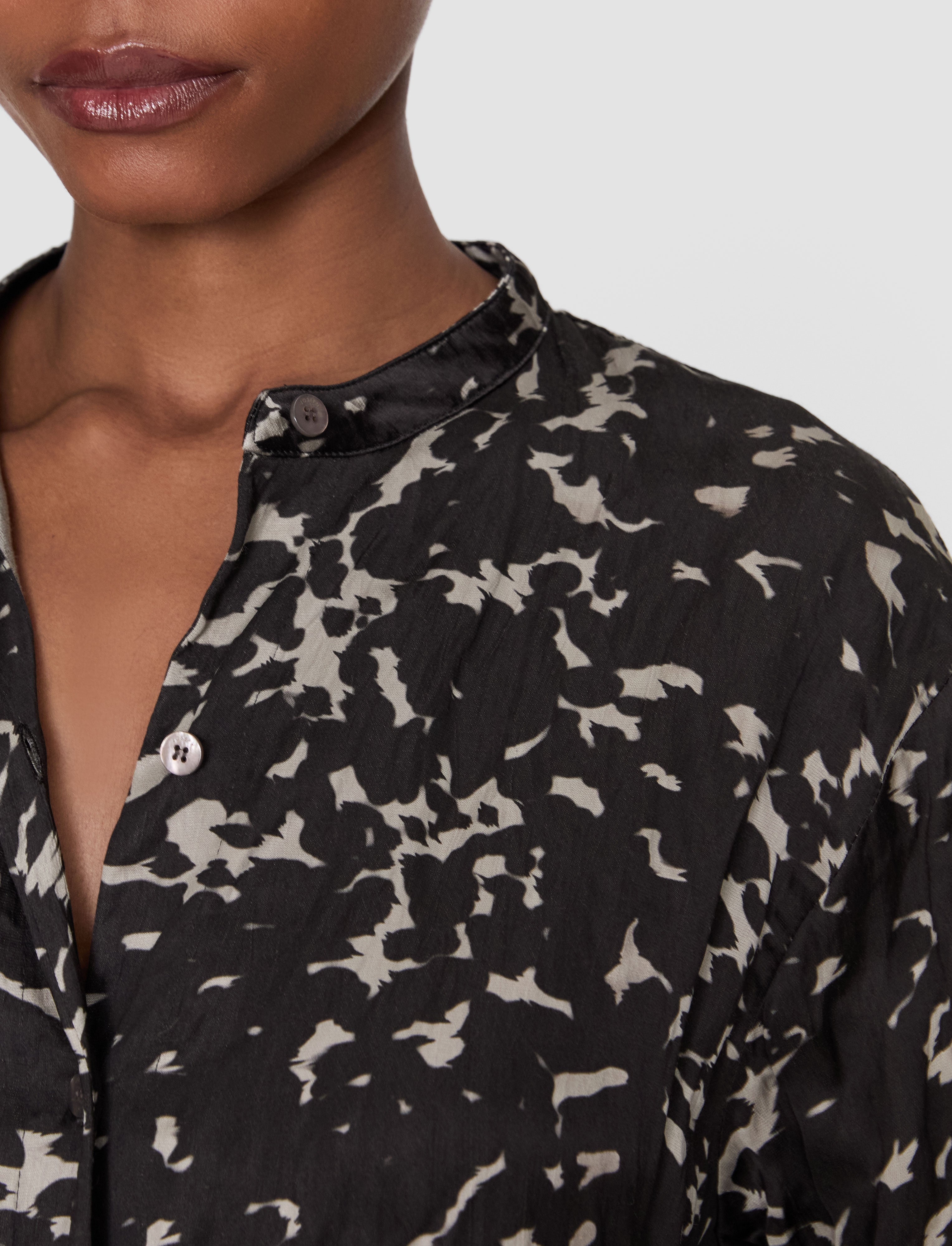 brown-millie-printed-crinkle-blouse-JOSEPH