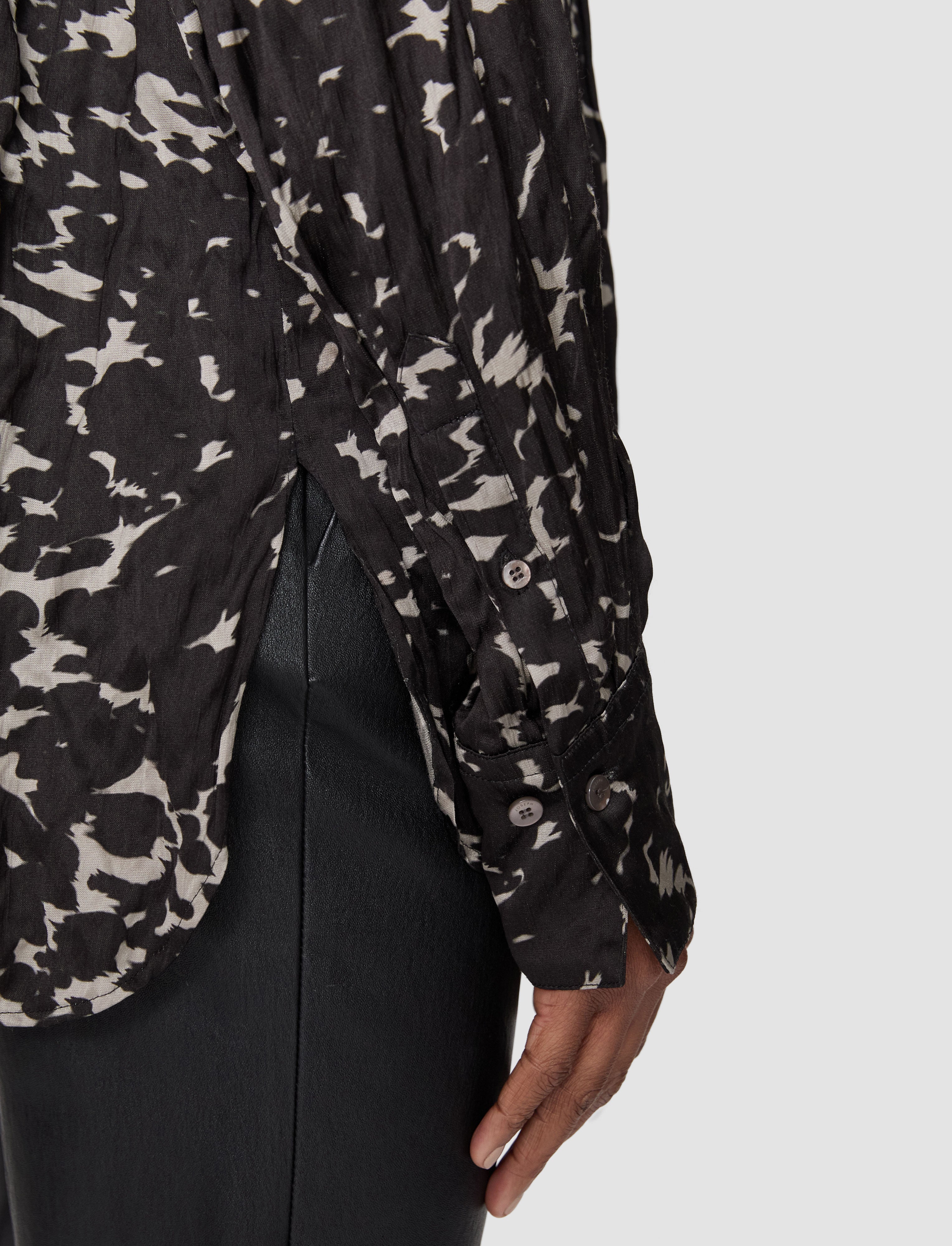 brown-millie-printed-crinkle-blouse-JOSEPH
