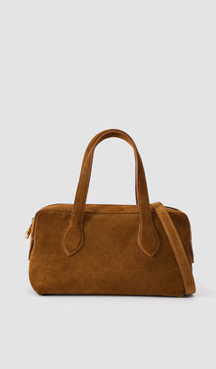 Brown Mini Loaf Suede Bag - Joseph