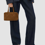 Brown Mini Loaf Suede Bag - Joseph