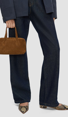 Brown Mini Loaf Suede Bag - Joseph