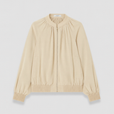 Mira Satin Twill Bomber Jacket