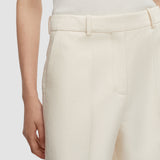 Beige Mitae Cotton Silk Blend Trousers - Joseph