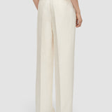 Beige Mitae Cotton Silk Blend Trousers - Joseph