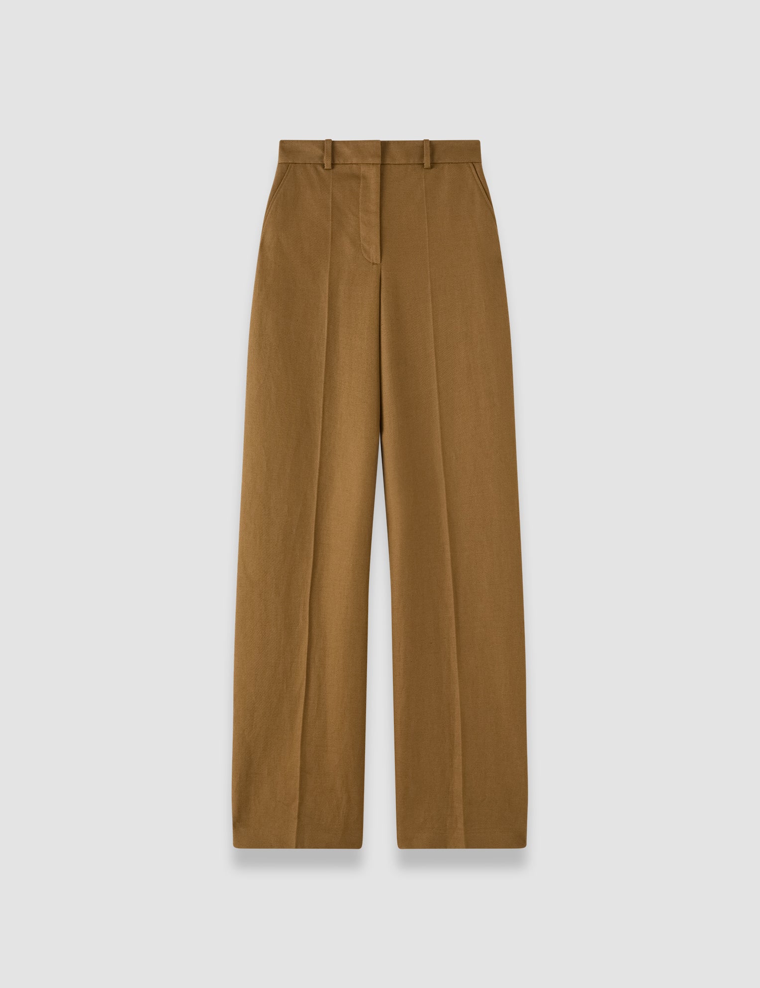 Brown Mitae Cotton Twill Trousers - Joseph
