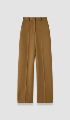 Brown Mitae Cotton Twill Trousers - Joseph