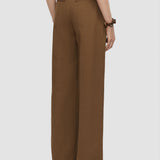 Brown Mitae Cotton Twill Trousers - Joseph