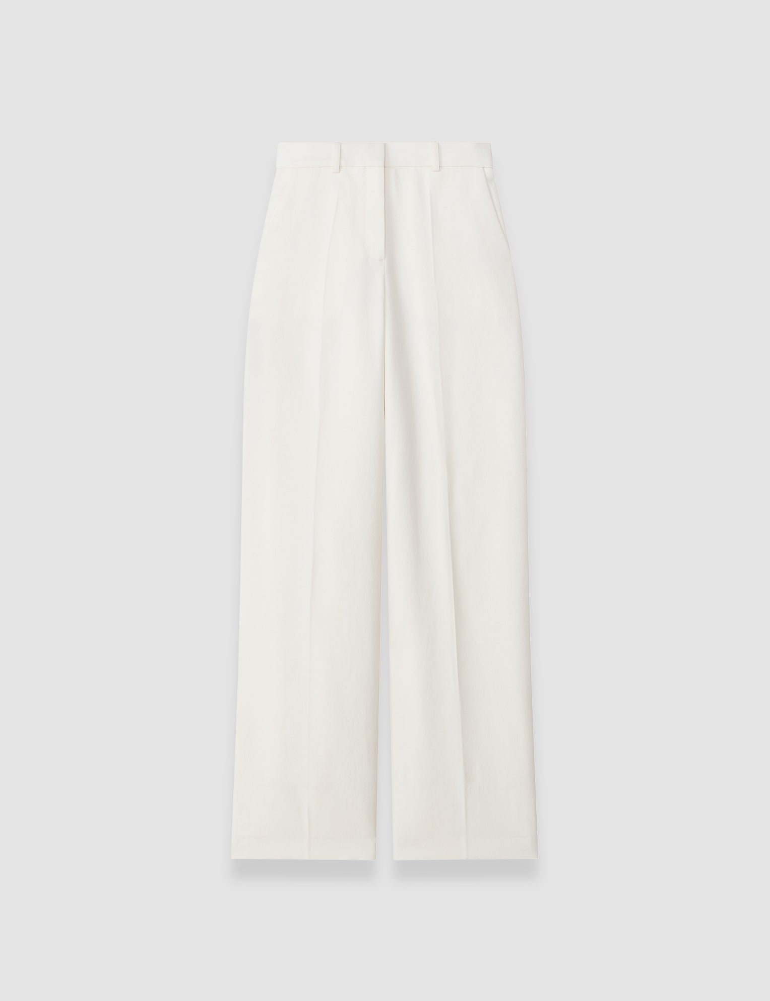 White Mitae Textured Wool Trousers - Joseph