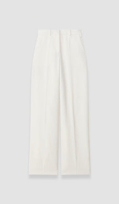 White Mitae Textured Wool Trousers - Joseph