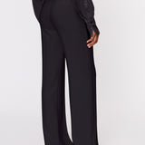 Black Morissey Comfort Cady Trousers - Joseph