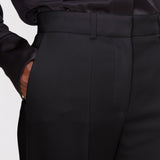 Black Morissey Comfort Cady Trousers - Joseph