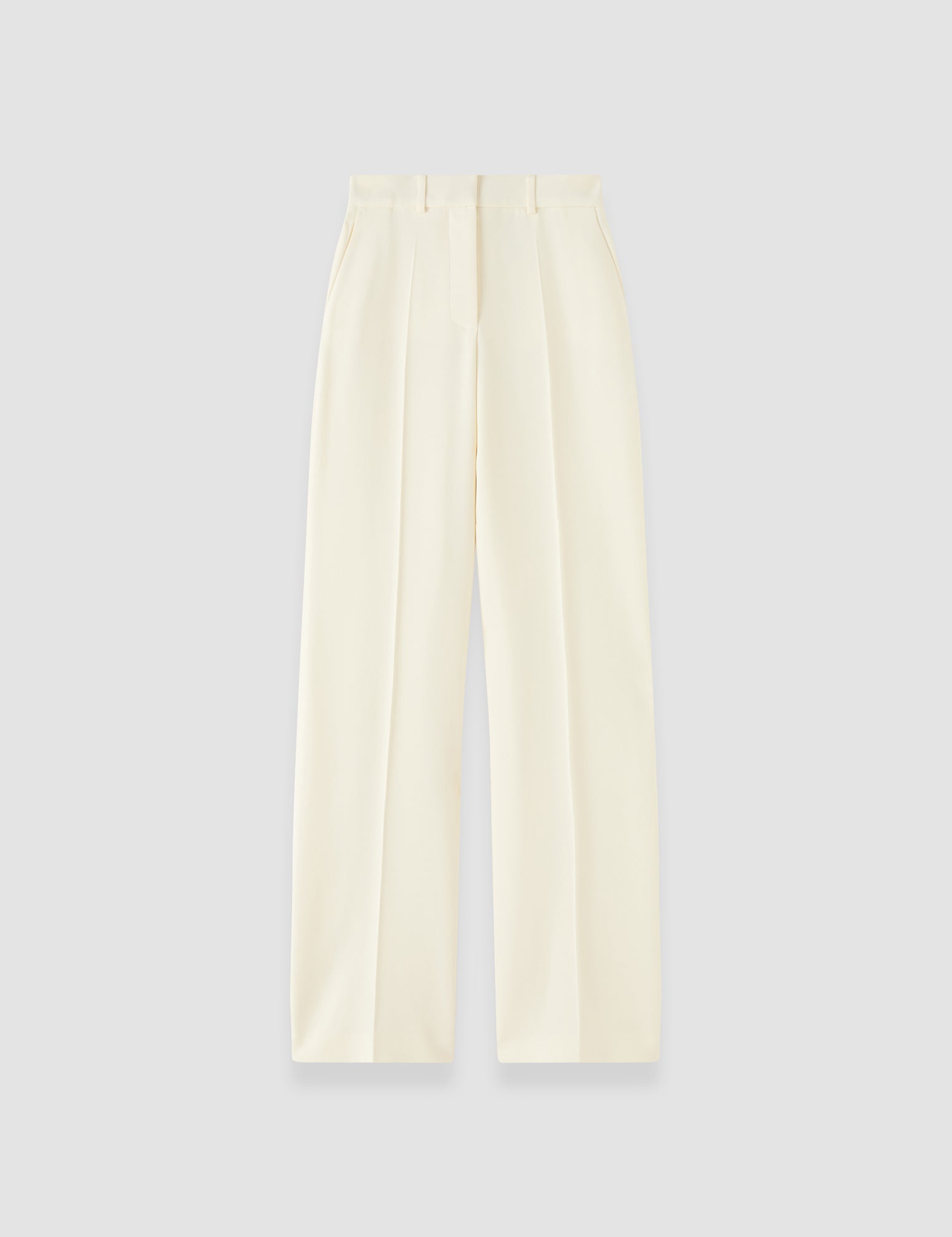 Ivory Morissey Comfort Cady Trousers - Joseph