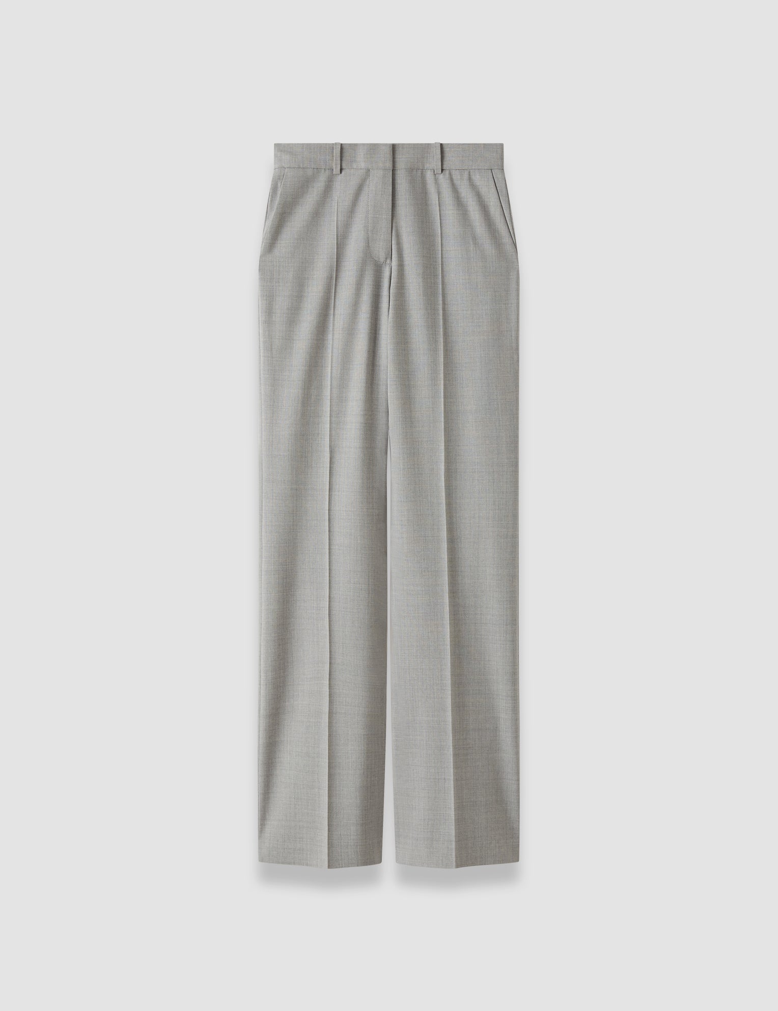 Grey Morissey Wool Tailoring Trousers - Joseph