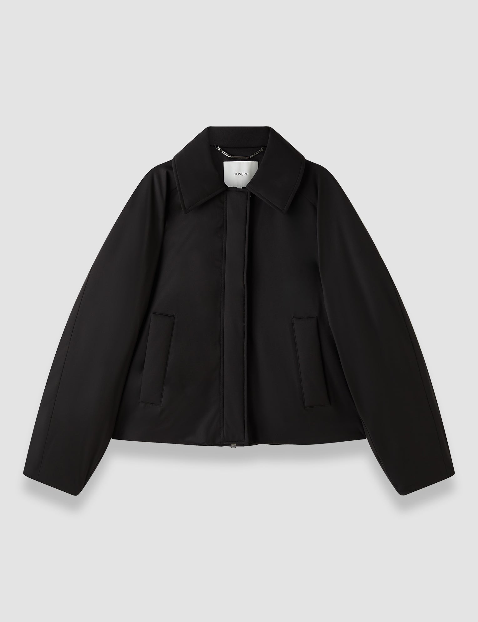 Black Mullins Lightweight Padded Jacket - Joseph