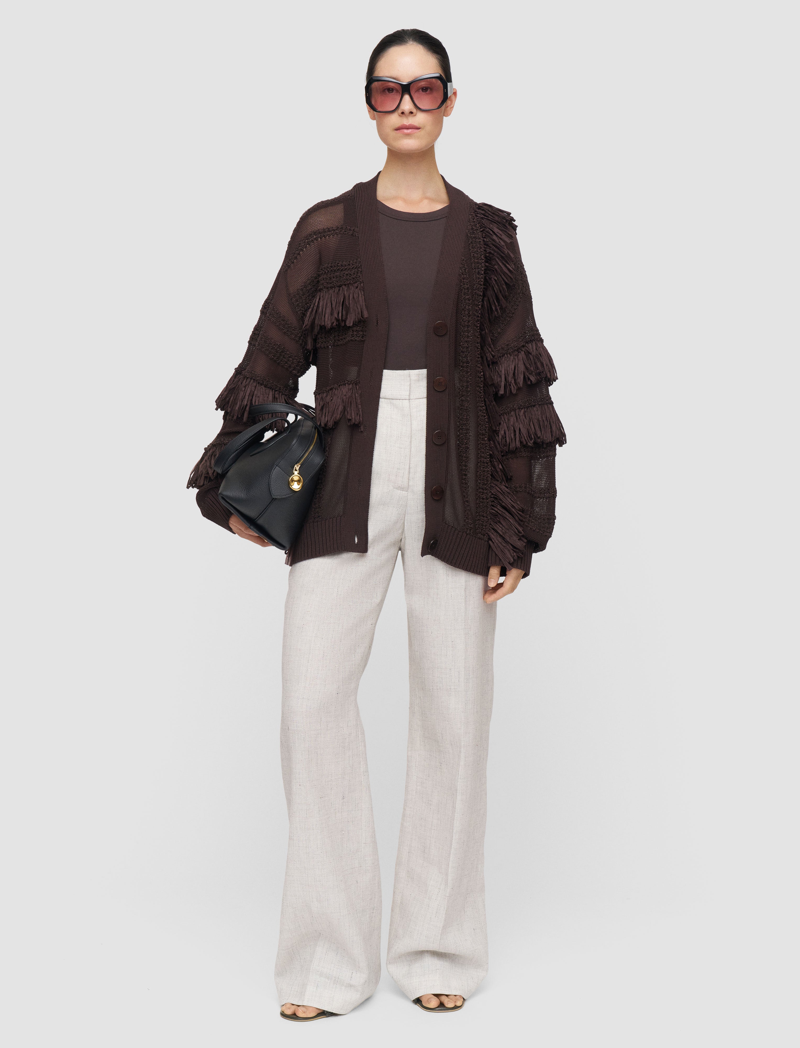 brown-musa-cotton-raffia-fringe-cardigan-JOSEPH