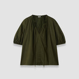 Nador Cotton Sateen ブラウス 