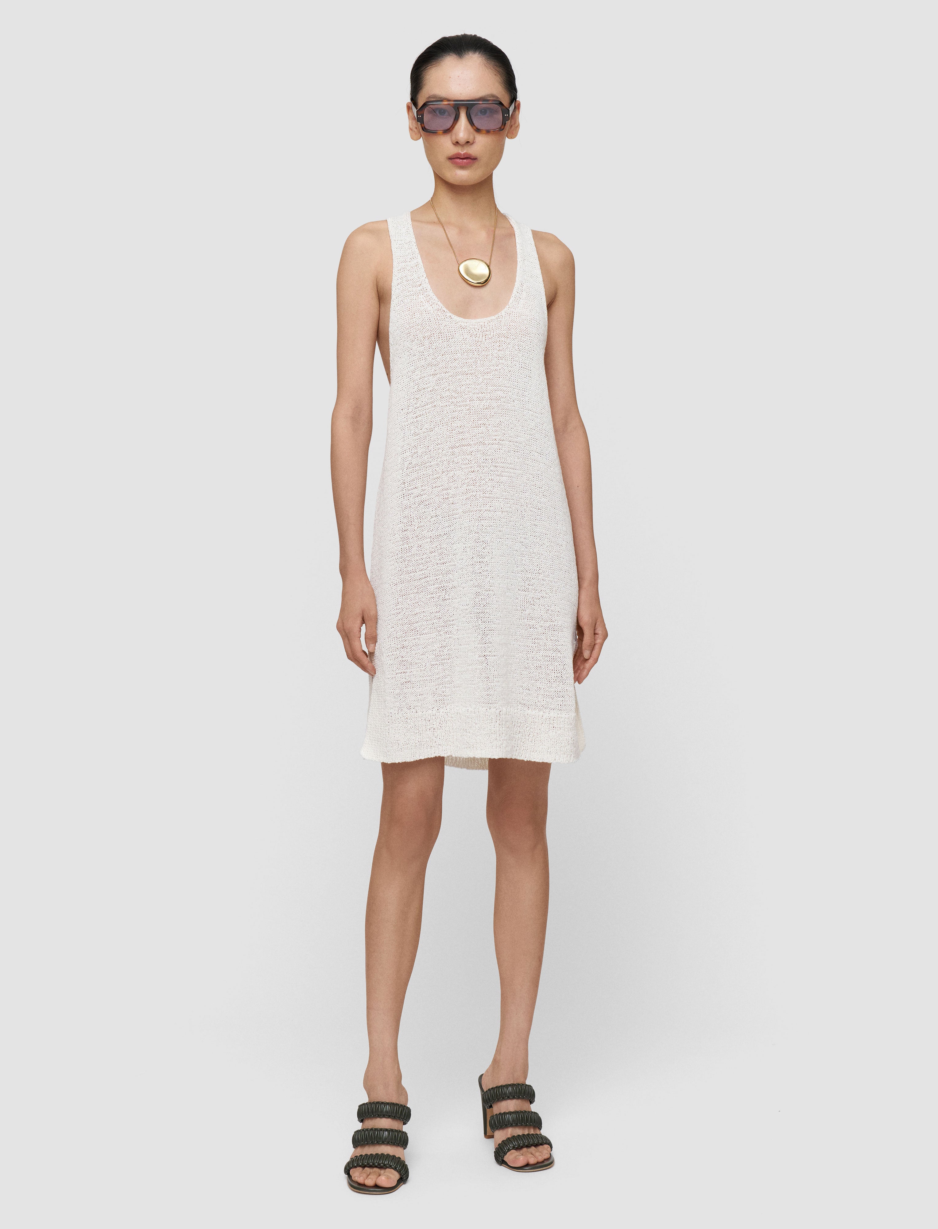 white-nahra-open-cotton-knit-dress-JOSEPH
