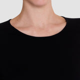 Black Nali Silk Stretch Top - Joseph