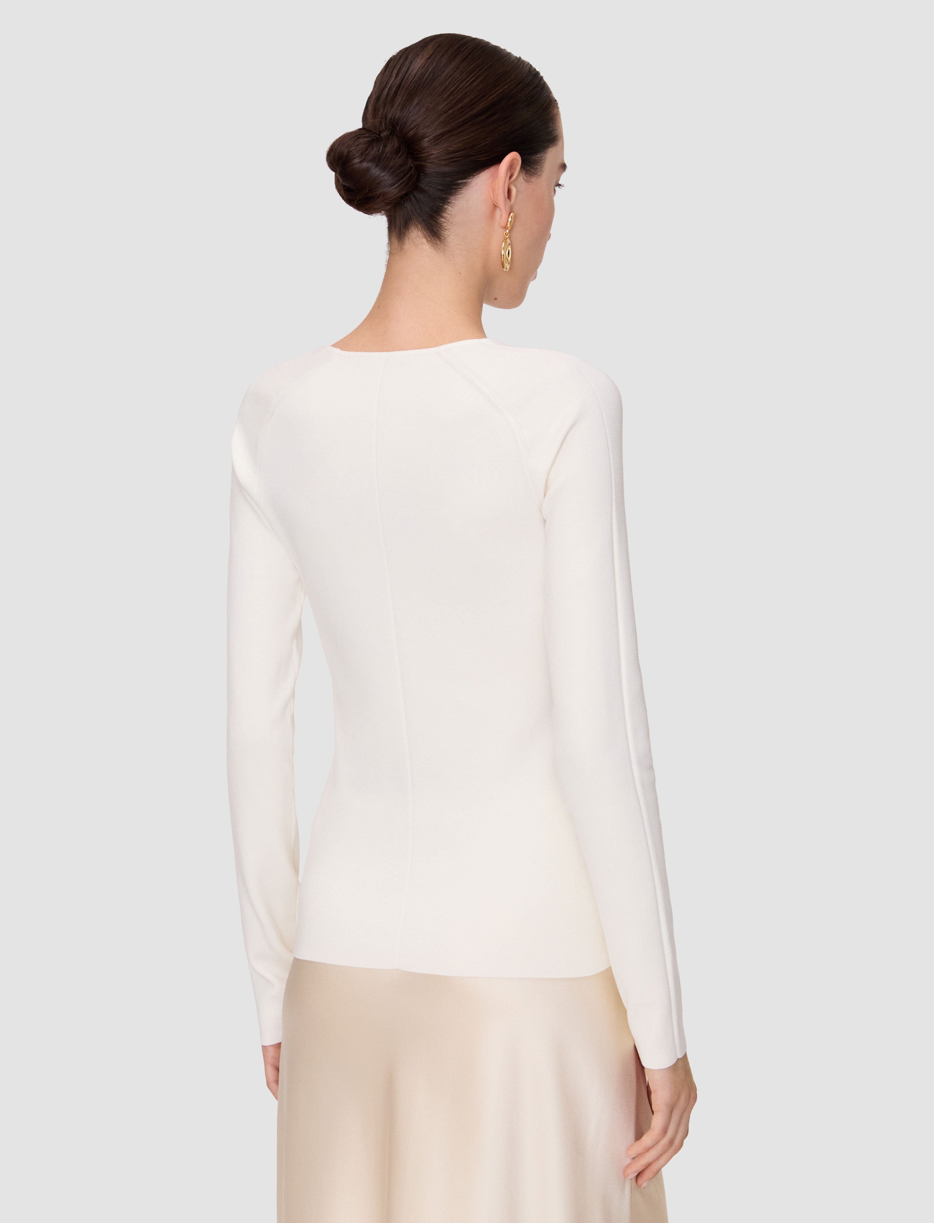 ivory-nali-silk-stretch-top-JOSEPH
